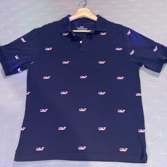 Navy blue Vineyard Vines Polo - Picture 3 of 6